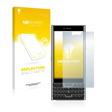 Front side of a product packaging with the brand logo upscreen. Next to it is the device Unihertz Titan Slim shown with the co