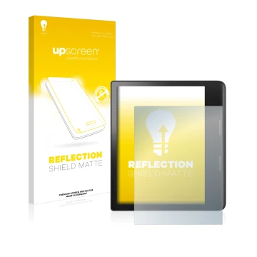 Front side of a product packaging with the brand logo upscreen. Next to it is the device Tolino Epos 3 shown with the correspo