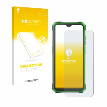 Front side of a product packaging with the brand logo upscreen. Next to it is the device Blackview BV7100 shown with the corre