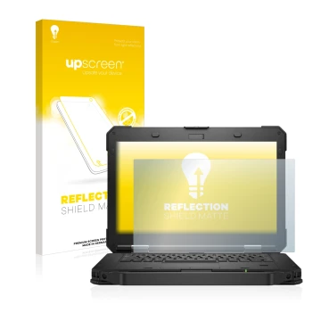 Front side of a product packaging with the brand logo upscreen. Next to it is the device Dell Latitude 5430 Rugged shown with 