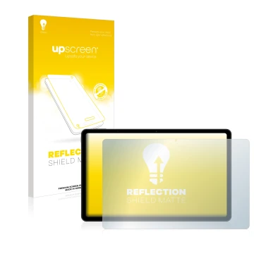 Front side of a product packaging with the brand logo upscreen. Next to it is the device Xiaomi Redmi Pad (Landscape) shown wi