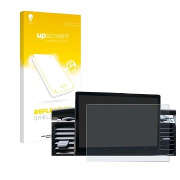 Front side of a product packaging with the brand logo upscreen. Next to it is the device Ford Transit SYNC 4 shown with the co