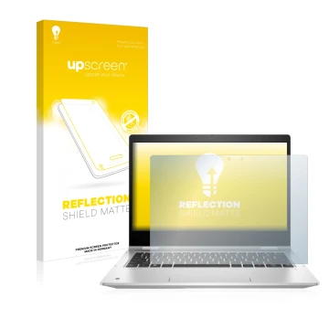 Front side of a product packaging with the brand logo upscreen. Next to it is the device HP ProBook x360 435 G9 shown with the