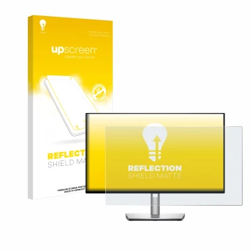 Front side of a product packaging with the brand logo upscreen. Next to it is the device Dell Ultrasharp U2422H shown with the