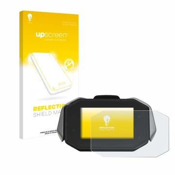 Front side of a product packaging with the brand logo upscreen. Next to it is the device MV Agusta Dragster RC TFT shown with 