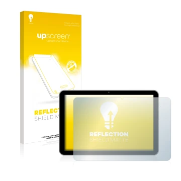 Front side of a product packaging with the brand logo upscreen. Next to it is the device Peaq PET 1008 shown with the correspo