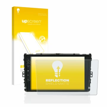 Front side of a product packaging with the brand logo upscreen. Next to it is the device Dynavin D8-DF63 10.1