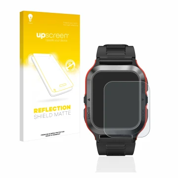 Front side of a product packaging with the brand logo upscreen. Next to it is the device Kospet Tank M2 shown with the corresp