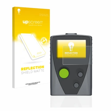 Front side of a product packaging with the brand logo upscreen. Next to it is the device Swissphone Boss 915 shown with the co