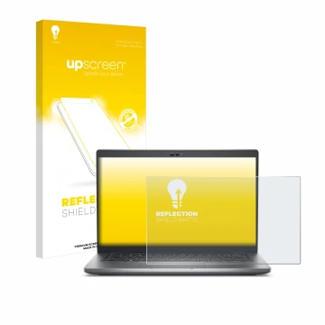 Front side of a product packaging with the brand logo upscreen. Next to it is the device Dell Latitude 5430 Non-Touch shown wi