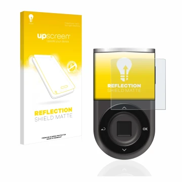 Front side of a product packaging with the brand logo upscreen. Next to it is the device D’CENT Biometric Wallet shown with th