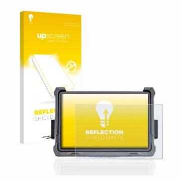 Front side of a product packaging with the brand logo upscreen. Next to it is the device DJI Transmission High Bright Funkmoni