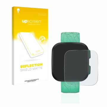 Front side of a product packaging with the brand logo upscreen. Next to it is the device Garmin Bounce shown with the correspo