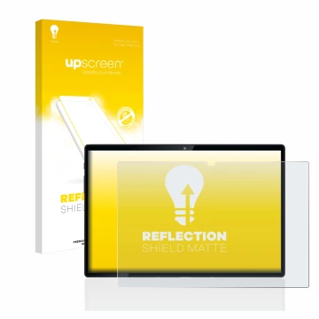 Front side of a product packaging with the brand logo upscreen. Next to it is the device Mediacom SmartPad Azimut 3 Lite 4G sh