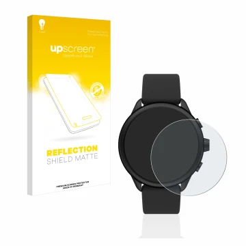 Front side of a product packaging with the brand logo upscreen. Next to it is the device Fossil Smartwatch Wellness (Gen 6) Hy