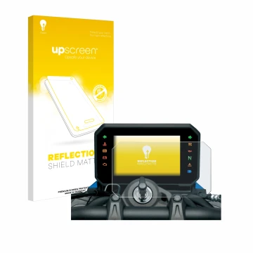 Front side of a product packaging with the brand logo upscreen. Next to it is the device Suzuki GSX-8S 2023 shown with the cor