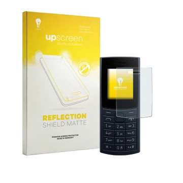 Front side of a product packaging with the brand logo upscreen. Next to it is the device Nokia 110 4G (2023) shown with the co
