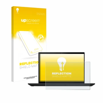 Front side of a product packaging with the brand logo upscreen. Next to it is the device Lenovo ThinkPad T14 Gen 4 shown with 