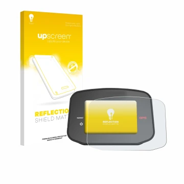 Front side of a product packaging with the brand logo upscreen. Next to it is the device PowaKaddy CT8 GPS shown with the corr