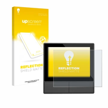 Front side of a product packaging with the brand logo upscreen. Next to it is the device SONOFF NSPanel Smart Scene Wall Switc