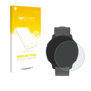 Front side of a product packaging with the brand logo upscreen. Next to it is the device Shot Scope G5 GPS Watch shown with th