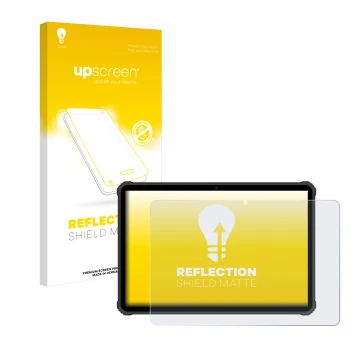 Front side of a product packaging with the brand logo upscreen. Next to it is the device Oukitel RT5 shown with the correspond