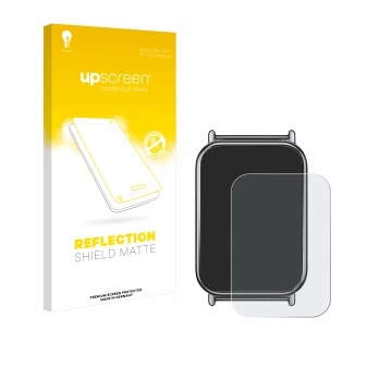 Front side of a product packaging with the brand logo upscreen. Next to it is the device Xiaomi Mi Band 8 Pro shown with the c