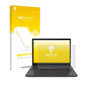 Front side of a product packaging with the brand logo upscreen. Next to it is the device Lenovo ThinkPad P14s Gen 4 shown with