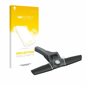 Front side of a product packaging with the brand logo upscreen. Next to it is the device Motocaddy S1 Electric Trolley (2022) 