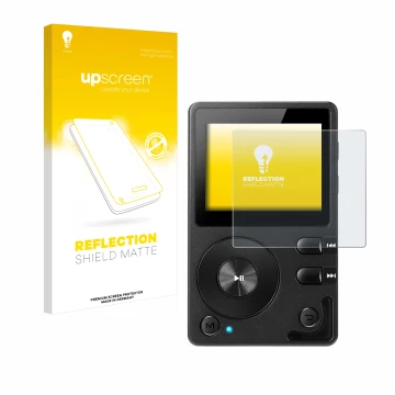 Front side of a product packaging with the brand logo upscreen. Next to it is the device Hifi Walker H2 shown with the corresp