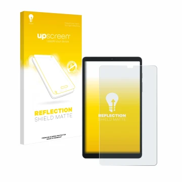 Front side of a product packaging with the brand logo upscreen. Next to it is the device Blackview Tab 60 8.68