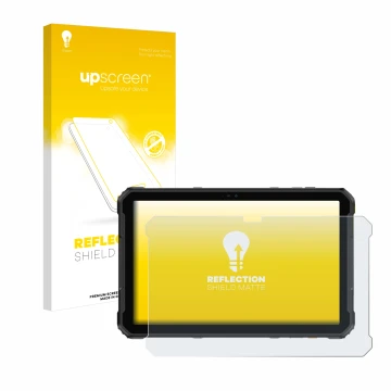 Front side of a product packaging with the brand logo upscreen. Next to it is the device Ulefone Armor Pad 2 shown with the co