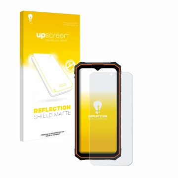 Front side of a product packaging with the brand logo upscreen. Next to it is the device Hotwav Cyber 13 Pro shown with the co
