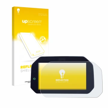 Front side of a product packaging with the brand logo upscreen. Next to it is the device BMW R 1300 GS TFT 6.5