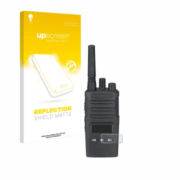 Front side of a product packaging with the brand logo upscreen. Next to it is the device Motorola XT460 shown with the corresp
