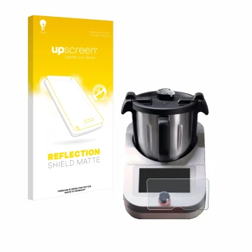 Front side of a product packaging with the brand logo upscreen. Next to it is the device Ufesa TotalChef RK7 shown with the co
