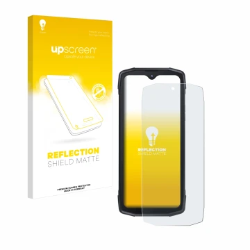 Front side of a product packaging with the brand logo upscreen. Next to it is the device Cubot King Kong Star 5G shown with th