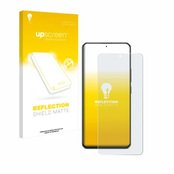 Front side of a product packaging with the brand logo upscreen. Next to it is the device Xiaomi Poco X6 shown with the corresp
