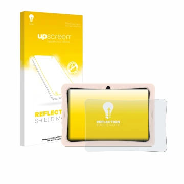 Front side of a product packaging with the brand logo upscreen. Next to it is the device Doogee U10 Kid shown with the corresp