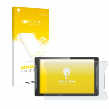 Front side of a product packaging with the brand logo upscreen. Next to it is the device Logicom Multimedia Stand Pro shown wi