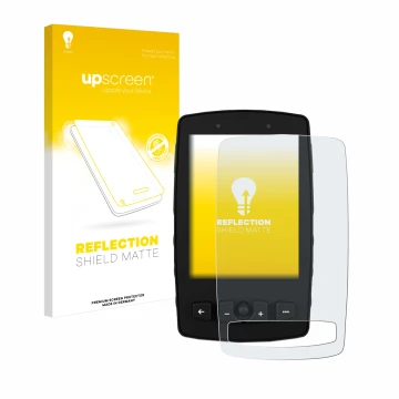 Front side of a product packaging with the brand logo upscreen. Next to it is the device TwoNav Aventura 2 Plus shown with the