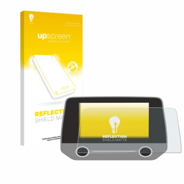 Front side of a product packaging with the brand logo upscreen. Next to it is the device Ford Focus MK4 Sync 3 shown with the 