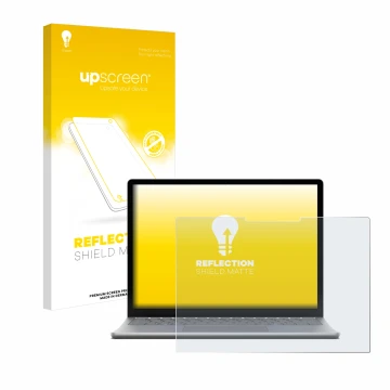 Front side of a product packaging with the brand logo upscreen. Next to it is the device Microsoft Surface Laptop 6 15