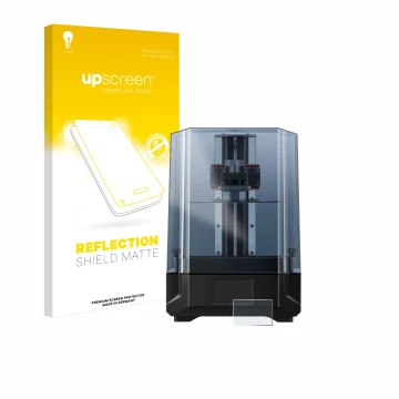 Front side of a product packaging with the brand logo upscreen. Next to it is the device Anycubic Photon Mono X 6Ks shown with