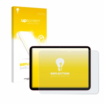 Front side of a product packaging with the brand logo upscreen. Next to it is the device Apple iPad 10.9