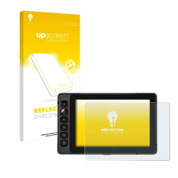 Front side of a product packaging with the brand logo upscreen. Next to it is the device SmallHD Ultra 7 shown with the corres