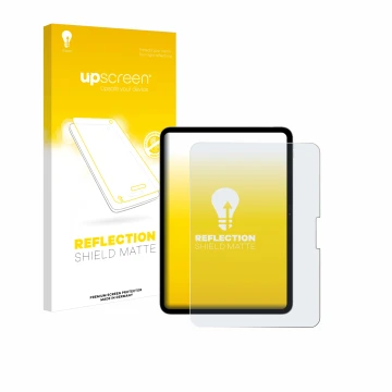 Front side of a product packaging with the brand logo upscreen. Next to it is the device Apple iPad Pro 11