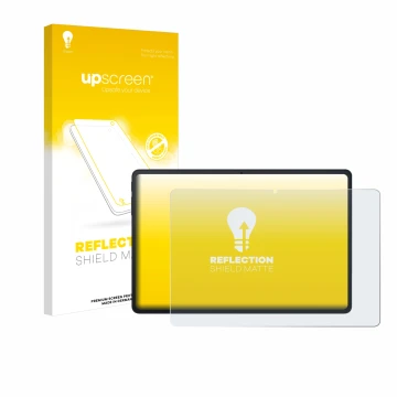 Front side of a product packaging with the brand logo upscreen. Next to it is the device Blackview Tab 90 WiFi shown with the 