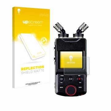 Front side of a product packaging with the brand logo upscreen. Next to it is the device Tascam Portacapture X6 shown with the
