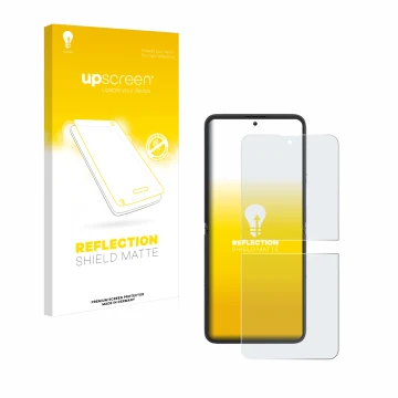 Front side of a product packaging with the brand logo upscreen. Next to it is the device Blackview Hero 10 (Front display) sho